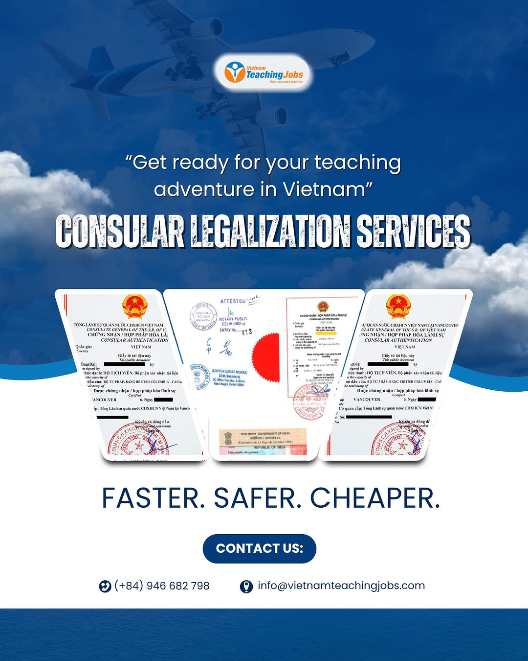 Consular Legalization Services - Vietnam Teaching Jobs