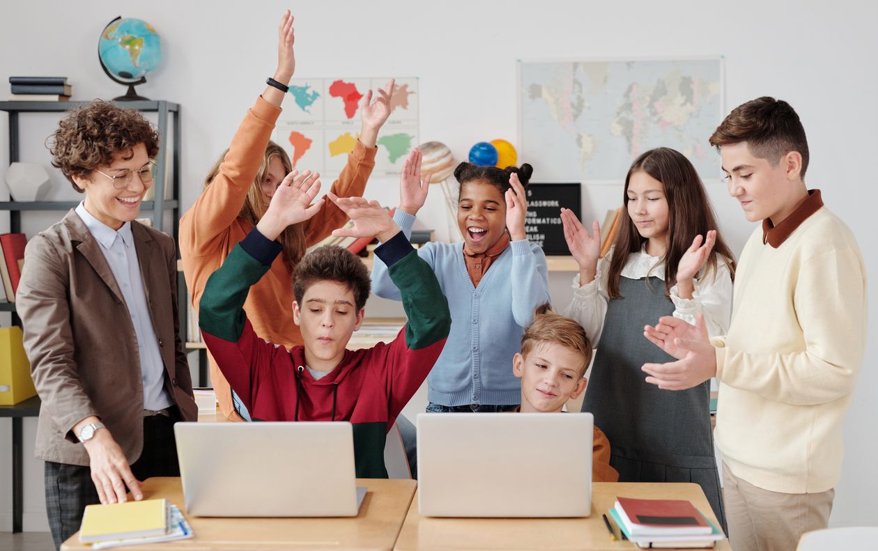 Modern classroom