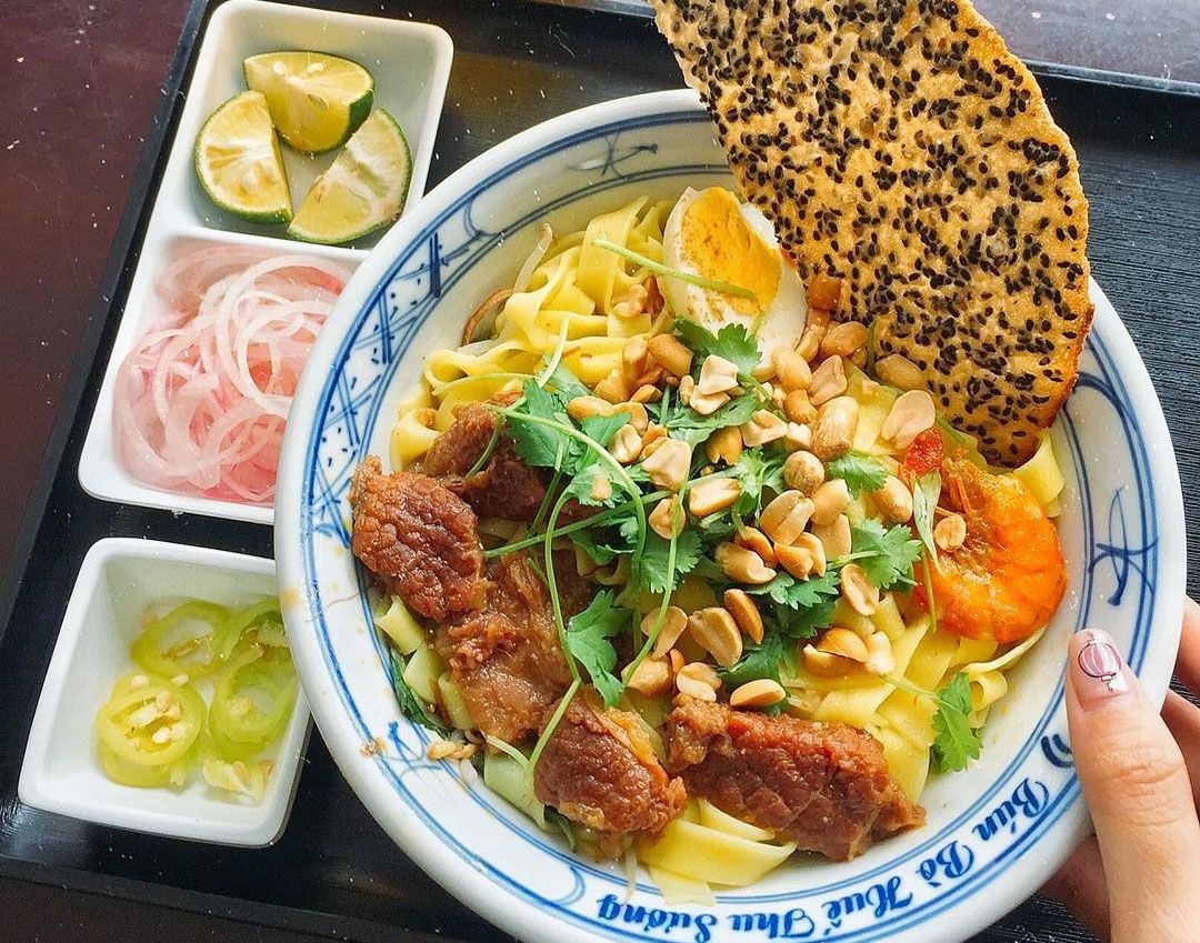 “Mi Quang” or “Quang-Style noodles” is the signature dish of Danang