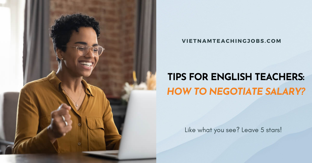 TIPS FOR ENGLISH TEACHERS: HOW TO NEGOTIATE SALARY?