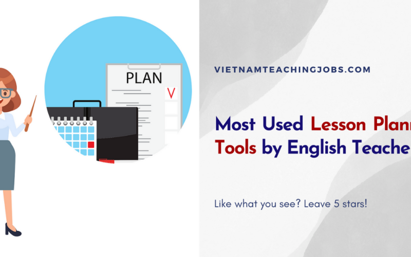 Most Used Lesson Planning Tools by English Teachers