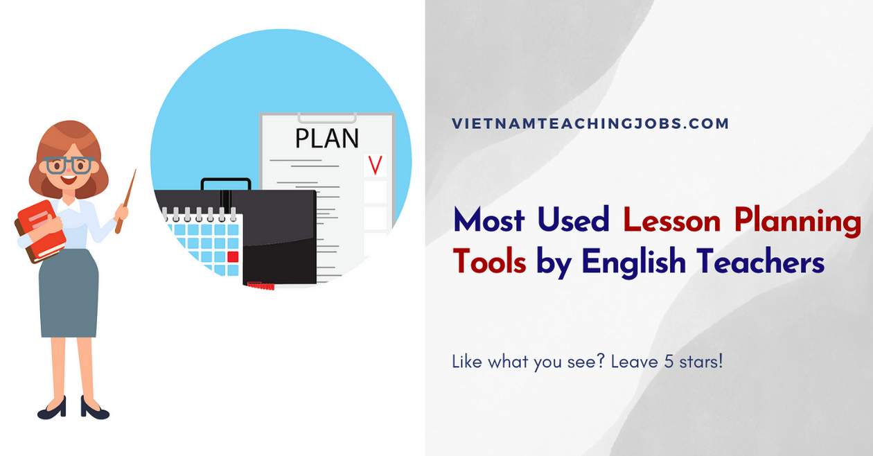 Most Used Lesson Planning Tools by English Teachers