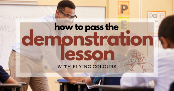 How to pass the dreaded demo lesson with flying colours