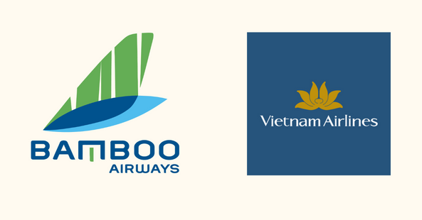 Bamboo airways and Vietnam airlines