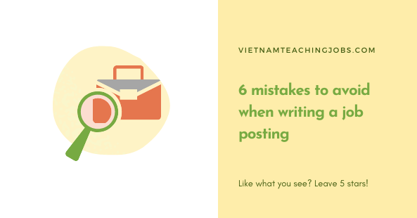 6 mistakes to avoid when writing a job posting