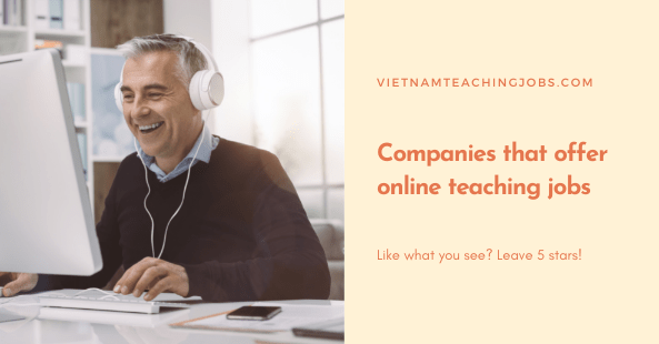 Companies that offer online teaching jobs