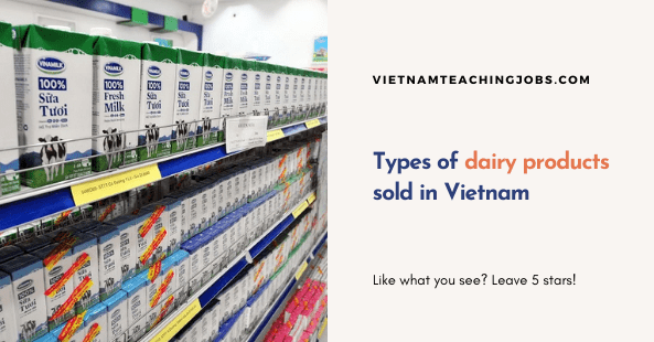 Types of dairy products in Vietnam