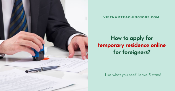 How to apply for temporary residence online for foreigners