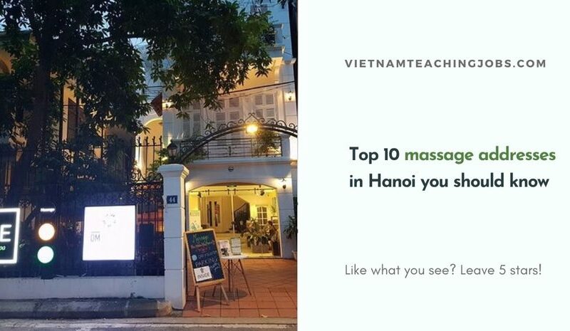 15 Best quality massage in Hanoi you should know