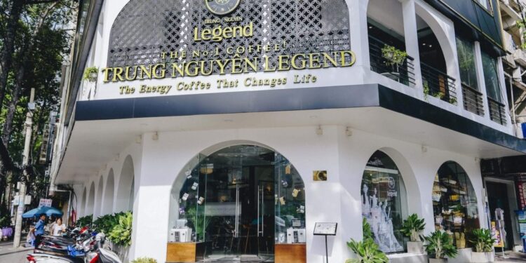 Trung Nguyen is a well-known coffee chain in Vietnam