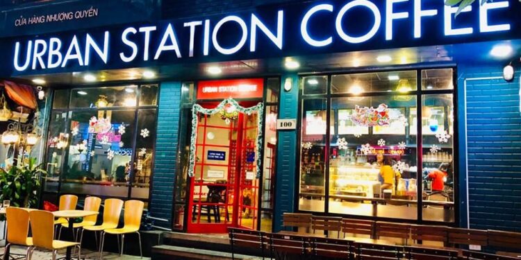 Urban Station Coffee is a relatively new coffee chain in Vietnam, founded in 2011