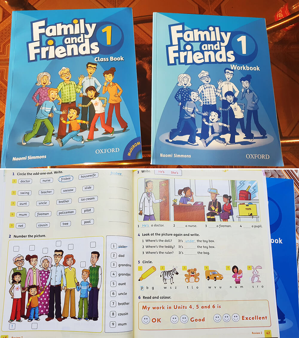 Family and Friends là một trong những sách tiếng Anh hàng đầu dành cho trẻ em tiểu học