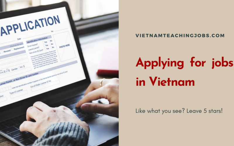Applying for jobs in Vietnam