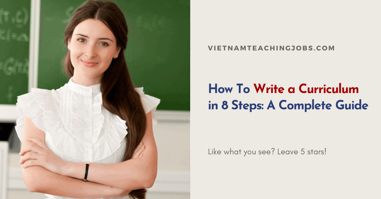 How To Write a Curriculum in 8 Steps: A Complete Guide
