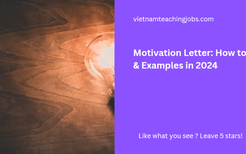 Motivation Letter: How to Write & Examples in 2024