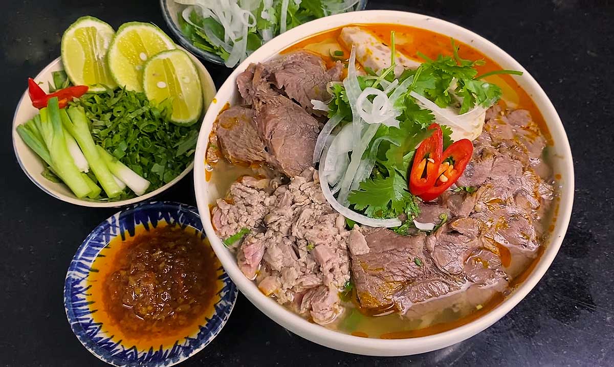 Originally from the central regions, Bun Bo Hue is a great alternative to Pho