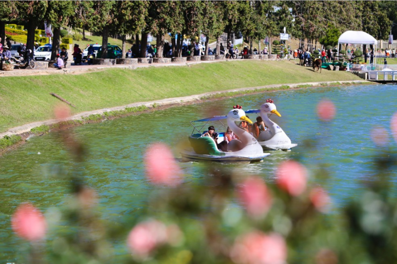 Thu Le Park and Zoo covers a huge area in a central location in Hanoi 