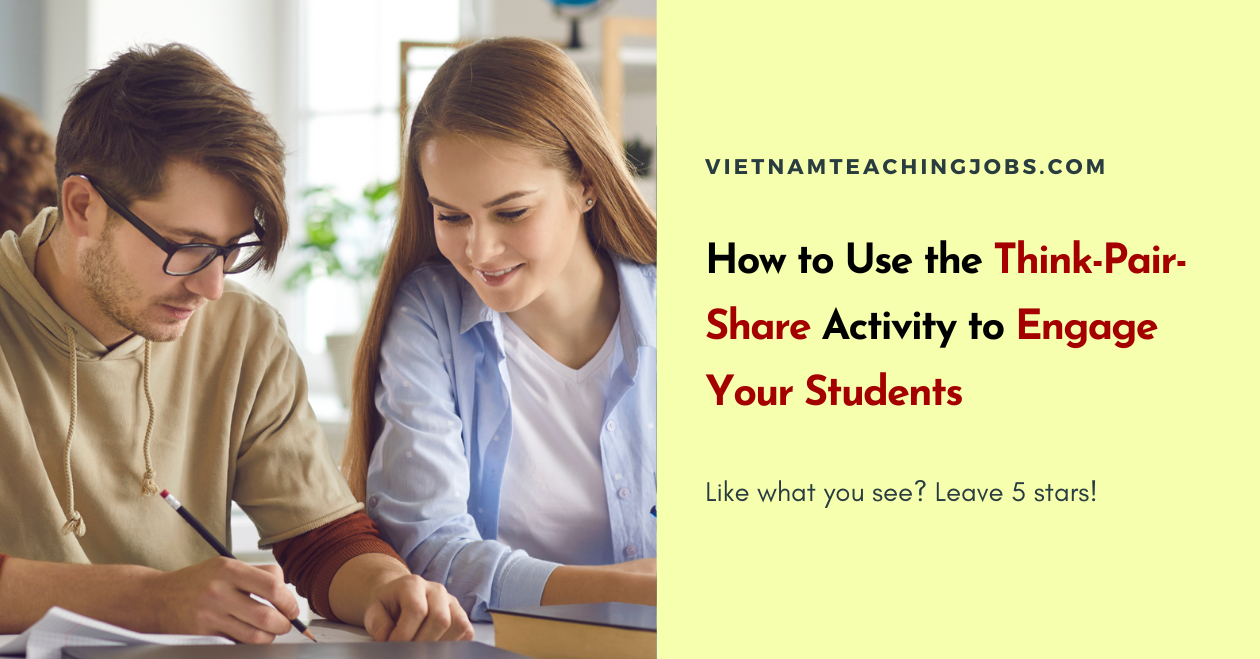 How to Use the Think-Pair-Share Activity to Engage Your Students