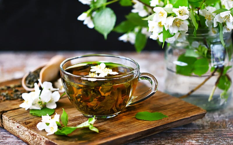 Jasmine tea has a wonderful aroma