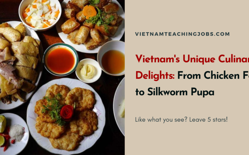 Vietnam’s Unique Culinary Delights: From Chicken Feet to Silkworm Pupa