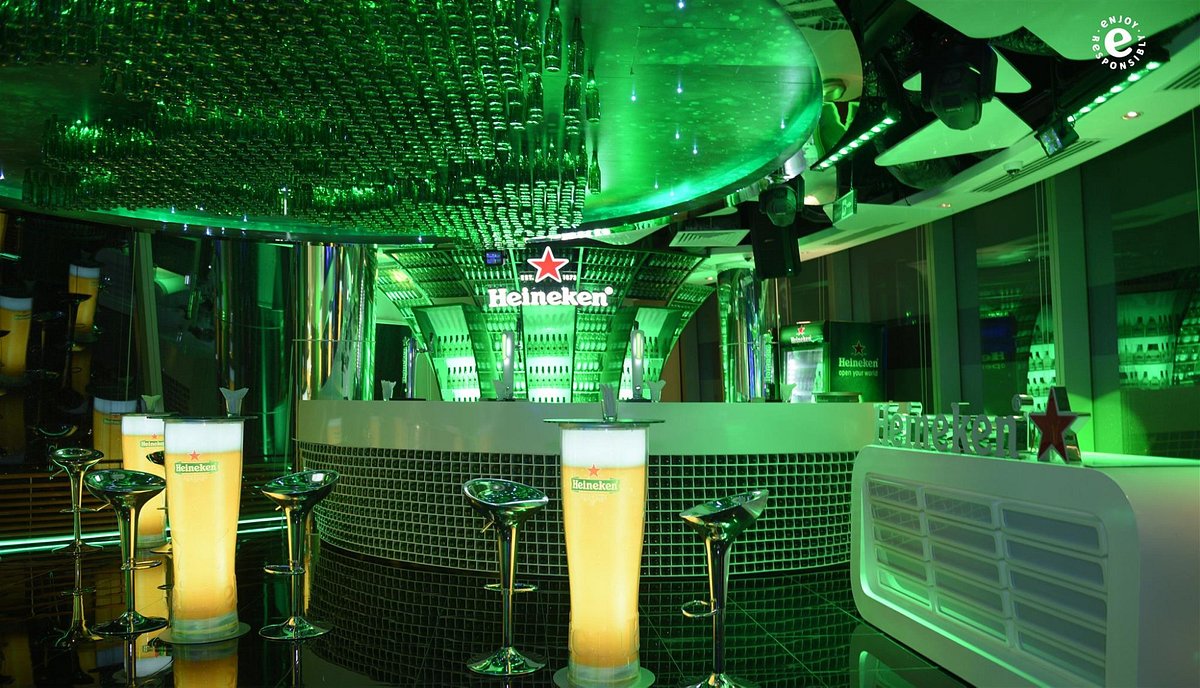 The World of Heineken is more than just a bar; it's like stepping into the world of this famous beer