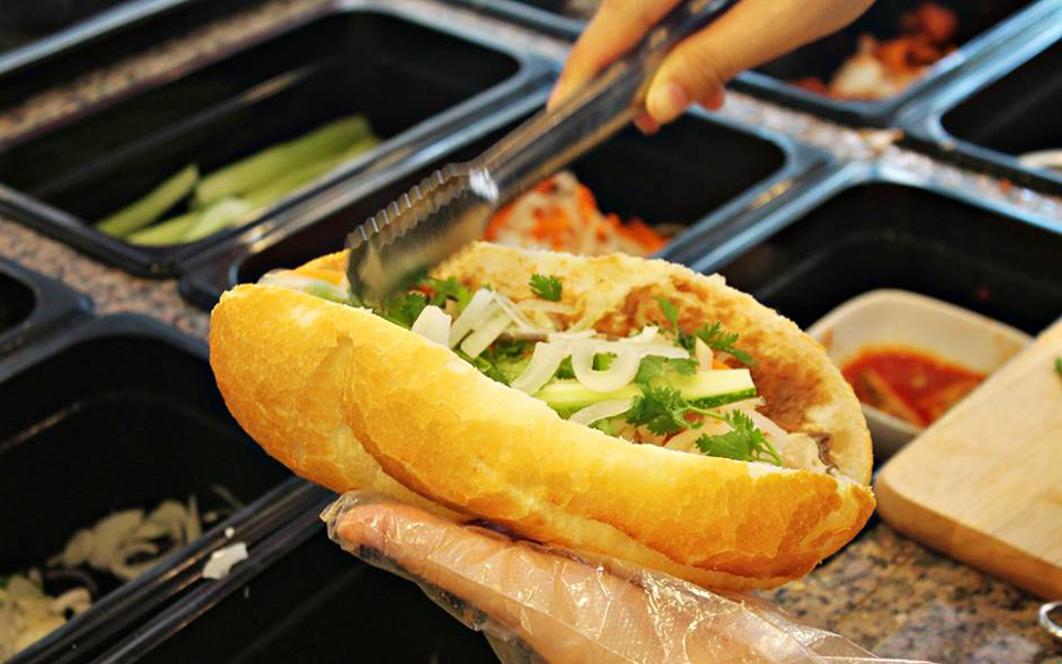 Bánh Mì 362 has an array of over 10 toppings available