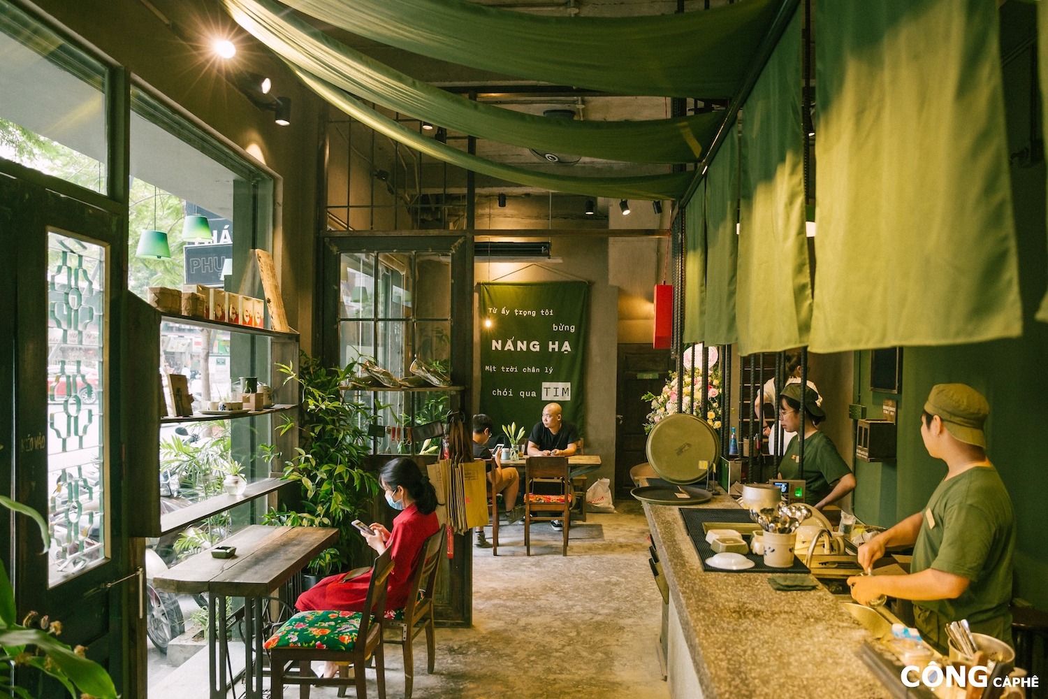 Cong Caphe isn't just a renowned coffee chain in Vietnam but also an icon steeped in the nation's culture