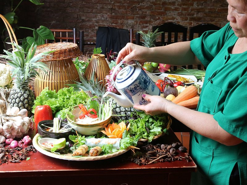 Madam Tran is a favorite among locals and tourists alike, showcasing the rich food culture of Hanoi