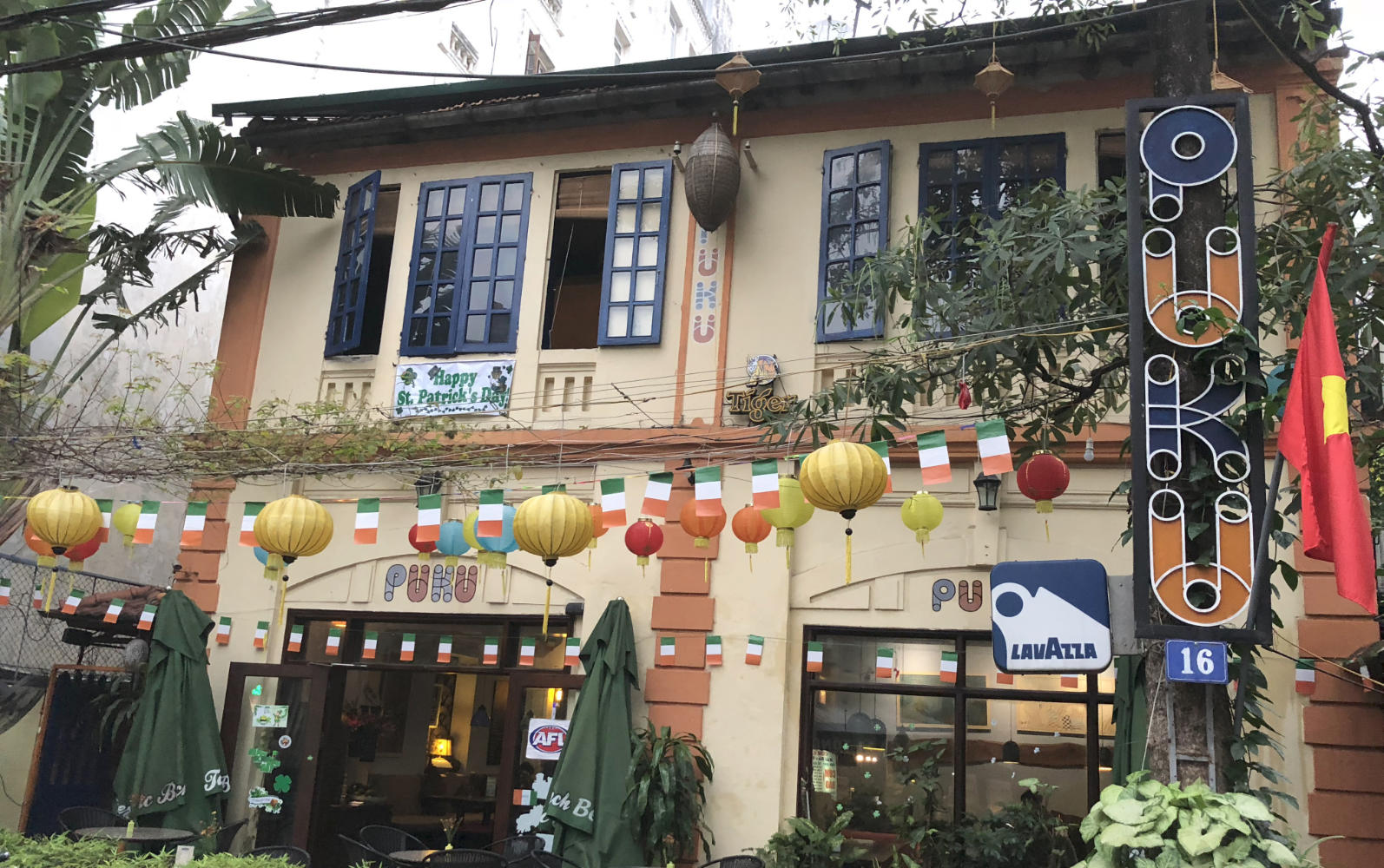 Puku Cafe and Sports Bar is not just one of the top restaurants in Hanoi but also a favorite spot for sports enthusiasts