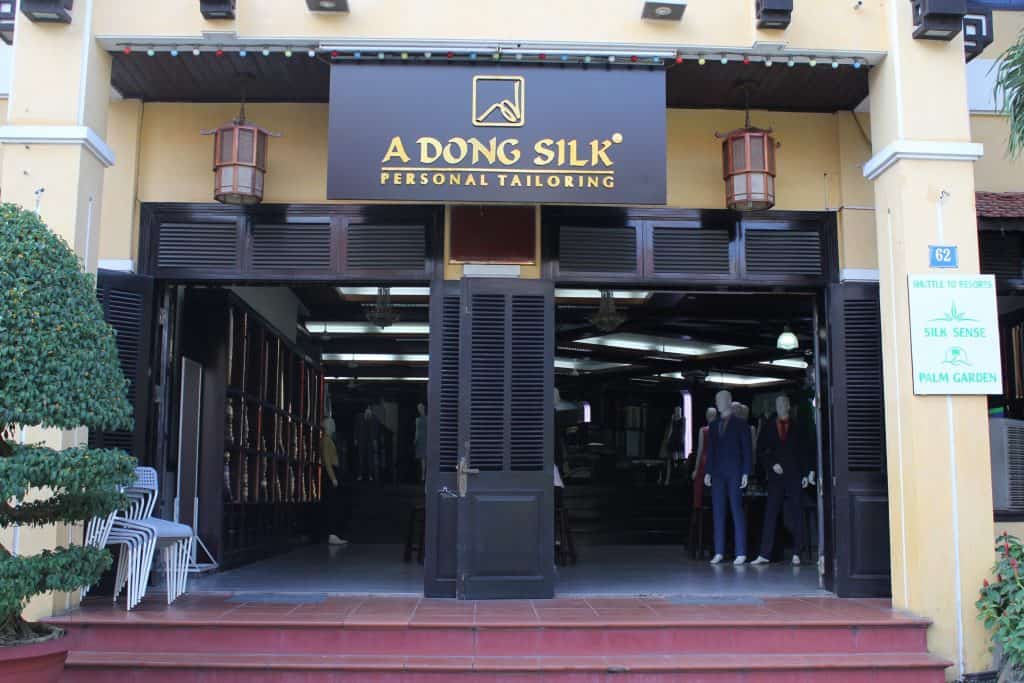 A Dong Silk is a renowned tailor in Hoi An, Vietnam, known for its excellent tailoring legacy