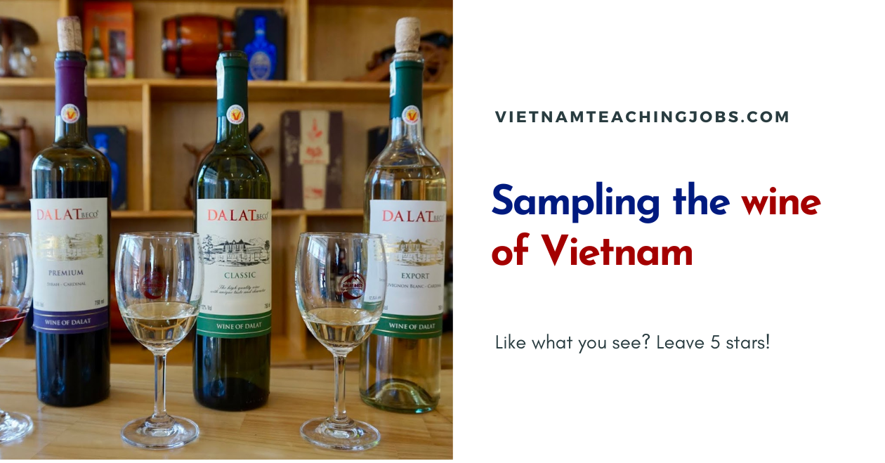 Sampling the wine of Vietnam - Different Types of Vietnamese Wines