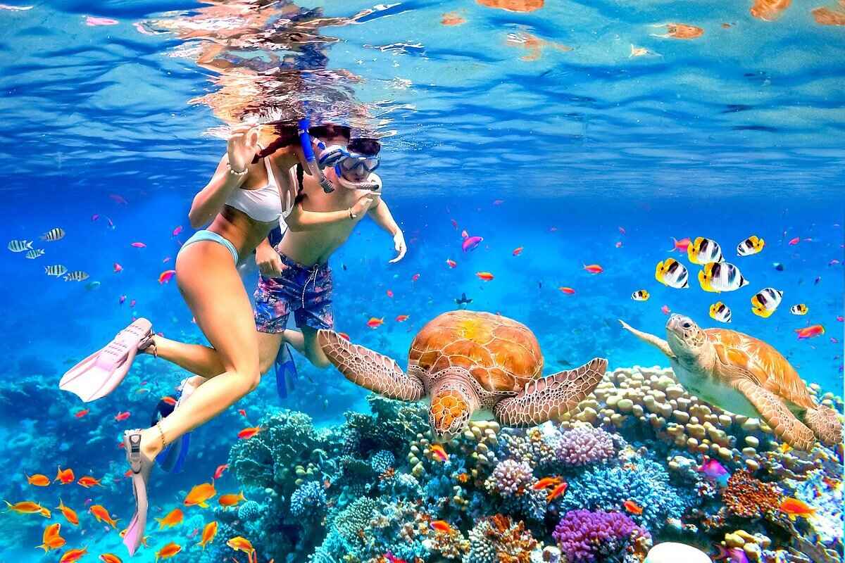 Scuba diving is an easy way to explore the coral reefs in Nha Trang