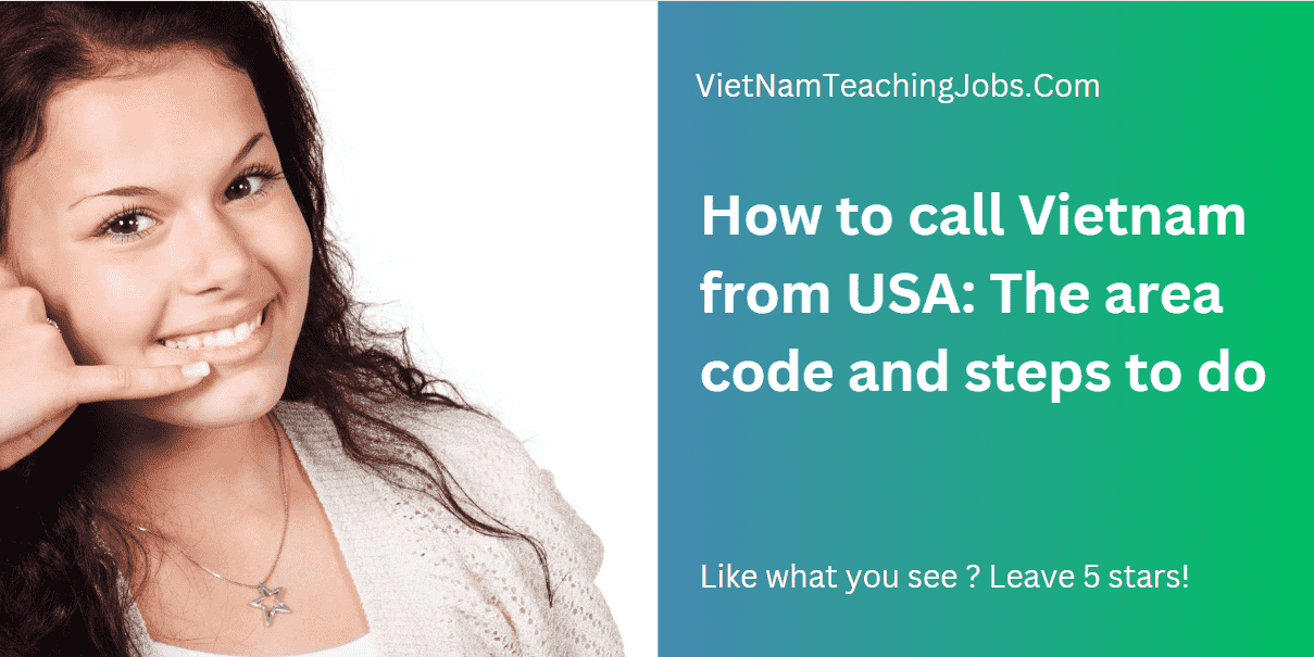 Call Vietnam from the US