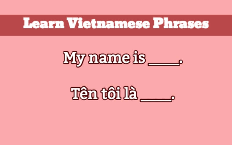 The structure of Vietnamese names